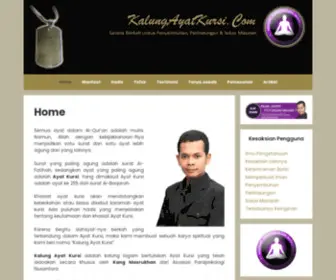 Kalungayatkursi.com(Kalung Ayat Kursi) Screenshot