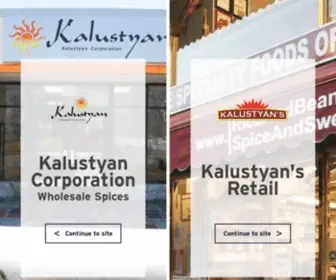 Kalustyans.com(Kalustyans LP) Screenshot