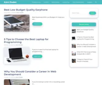 Kalvidudes.in(Your Tech Friend On Your Hand) Screenshot