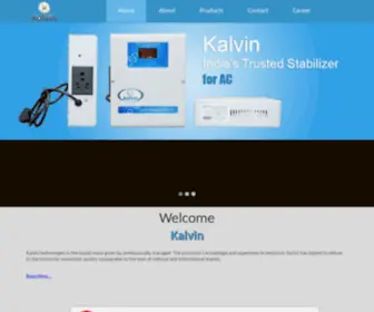 Kalvin.org(Kalvin Stabilizer Brand for AC) Screenshot