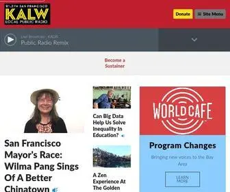 Kalw.org(Local Public Radio) Screenshot