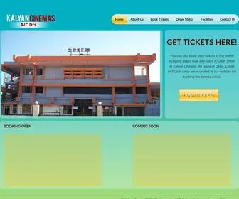 Kalyancinemas.com(Kalyan Cinemas A/C dts Tickets Online Booking Theatres in Villupuram) Screenshot