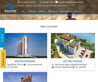 Kalyandevelopers.com(Builders in Trivandrum) Screenshot