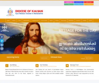 Kalyandiocese.com(Diocese of Kalyan) Screenshot