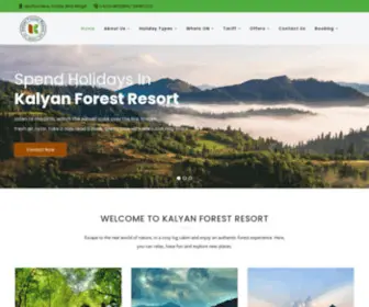 Kalyanforestresort.com(Kalyan Forest Resort) Screenshot