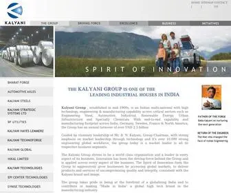 Kalyanigroup.com(Kalyani Group) Screenshot