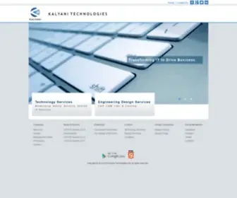 Kalyanitechnologies.com(Business Consulting and strategic IT services outsourcing from Kalyani InfoTech) Screenshot