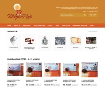 Kalyanpuja.com(Authentic and complete range of Puja products / services) Screenshot