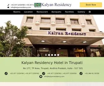 Kalyanresidency.com(Kalyan Residency Hotel) Screenshot