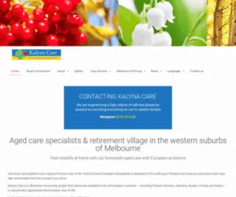 Kalynacare.com.au(Kalyna Care) Screenshot