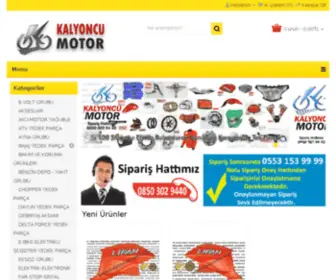 Kalyoncumotor.com(Motosiklet Yedek Parça ve Aksesuarları) Screenshot