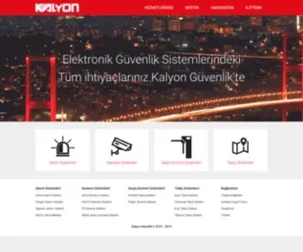 Kalyonguvenlik.com(Kalyon Güvenlik) Screenshot