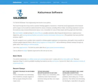 Kalzumeus.com(Kalzumeus Software) Screenshot