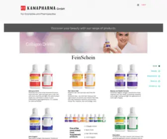 Kama-Pharma.com(MAÎZAM) Screenshot