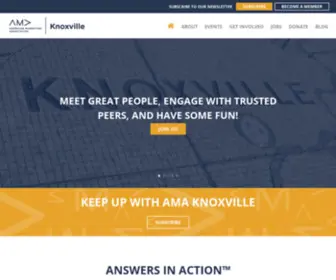 Kama.org(AMA Knoxville Chapter) Screenshot