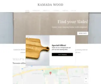 Kamadawood.com(KAMADA WOOD) Screenshot