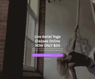Kamafittv.com(Aerial Yoga Girl TV) Screenshot