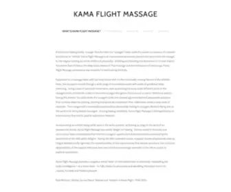 Kamaflightmassage.com(Kama Flight Massage) Screenshot