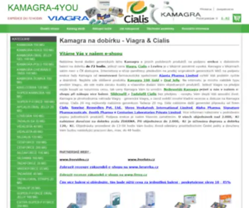 Kamagra-4You.cz(Kamagra na dobírku) Screenshot