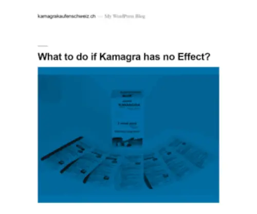 Kamagrakaufenschweiz.ch(My WordPress Blog) Screenshot