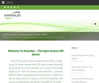 Kamailio.org(Kamailio) Screenshot