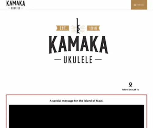 Kamakahawaii.com(Kamaka Ukulele) Screenshot