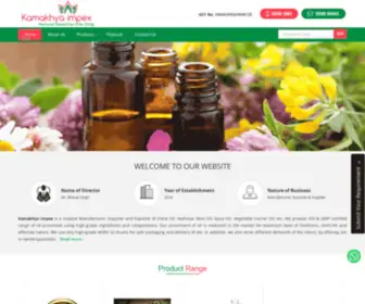 Kamakhyaimpex.co.in(Saw Palmetto Oil Manufacturer exporter Supplier in Jhansi) Screenshot