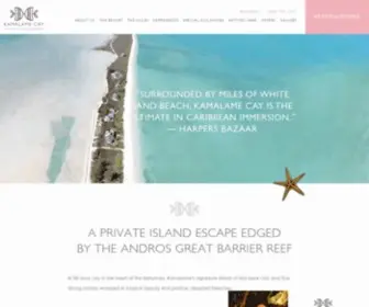 Kamalame.com(All Inclusive Resorts Bahamas) Screenshot