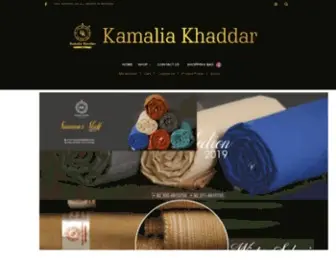 Kamaliakhaddar.net(Kamalia Khaddar) Screenshot