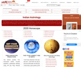 Kamalkapoor.com(Indian Astrology) Screenshot