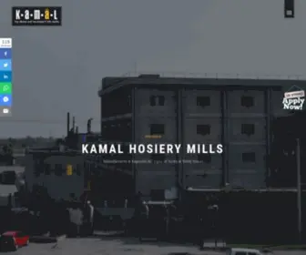 Kamalpk.com(Kamal Hosiery Mills) Screenshot