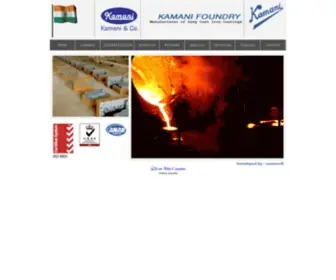 Kamanifoundry.com(Manufacturer of Grey Cast Iron Castings) Screenshot