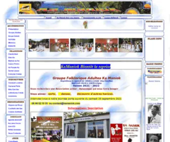 Kamaniok.com(Association Intercommunale Ka Maniok) Screenshot