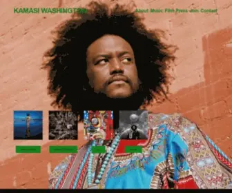 Kamasiwashington.com(Kamasi Washington) Screenshot