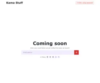 Kamastuff.com(Kama Stuff) Screenshot