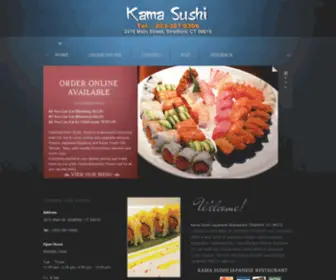 Kamasushistratford.com(Kama Sushi Japanese Restaurant) Screenshot