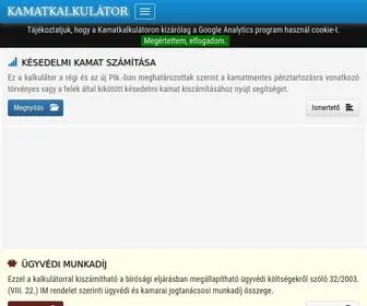 Kamatkalkulator.hu(Kamatkalkulátor) Screenshot