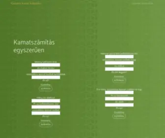 Kamatoskamat.com(Kalkulátor) Screenshot