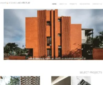 Kamatrozario.com(Kamat & Rozario Architecture) Screenshot