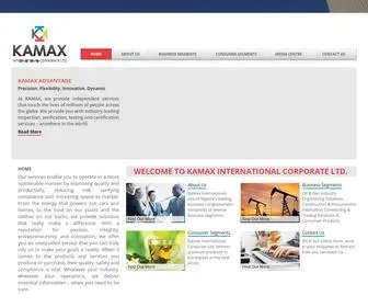 Kamaxinternational.com(Kamax International Corporate Ltd) Screenshot