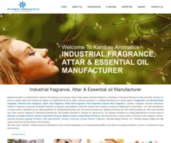 Kambayaromatics.com(Kambay Aromatics) Screenshot