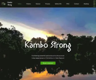 Kambostrong.nz(Kambo Strong NZ) Screenshot