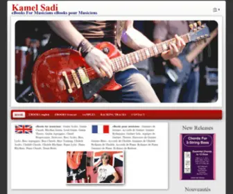 Kamelsadi.com(Methods For Musicians. Méthodes Pour Musiciens) Screenshot