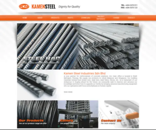 Kamensteel.com.my(Malaysia Steel Mesh Manufacturer) Screenshot