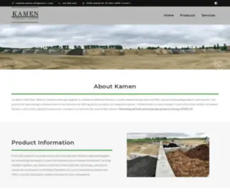 Kamensupplies.ca(Kamen Landscape Supplies) Screenshot