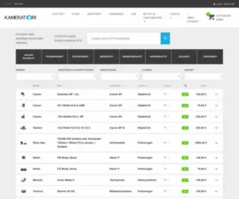 Kameratori.fi(Nikon) Screenshot