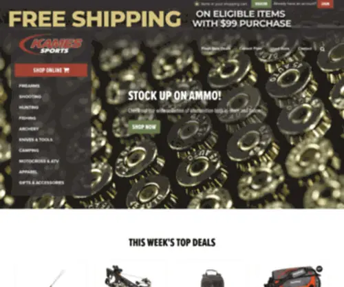 Kamessports.com(Kames Sports) Screenshot