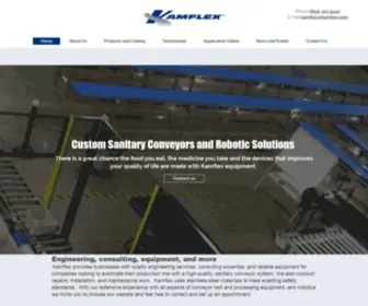 Kamflex.com(Kamflex Conveyor Corporation) Screenshot