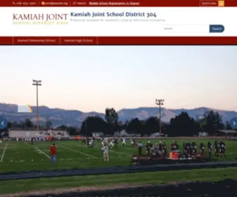 Kamiah.org(Kamiah School District) Screenshot