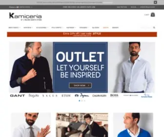 Kamiceria.com(Men's Shirts Italy) Screenshot